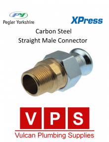 Pegler Yorkshire Express Carbon Straight Male connector