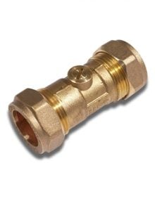 Brass isolation valve
