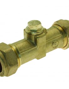 28mm Dzr Brass Double Check Valve Wras Approved